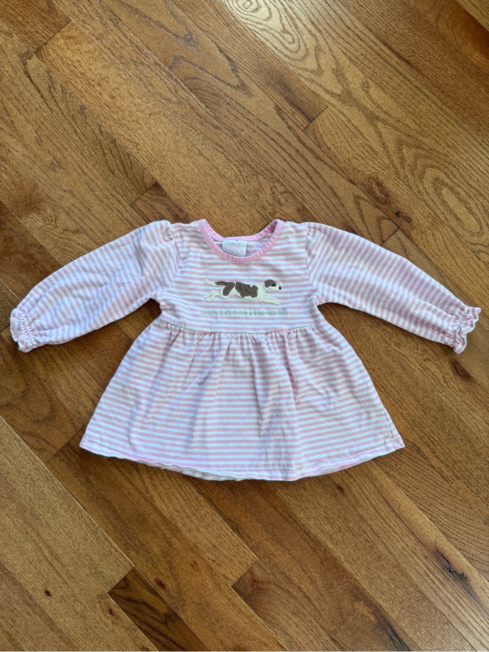 Stitchy Fish Go Dog Go girls top